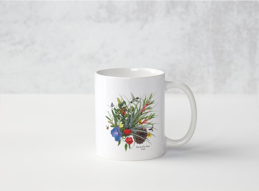 Custom Mug Featuring Exclusive Artwork By Kim Heise